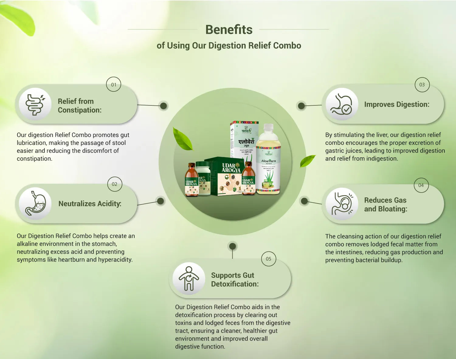 Digestion Support - Aloe Vera & Udar Arogya